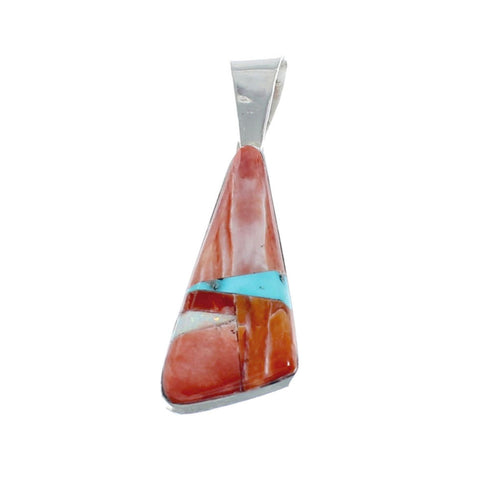 Native American Multicolor Sterling Silver Pendant NX11577